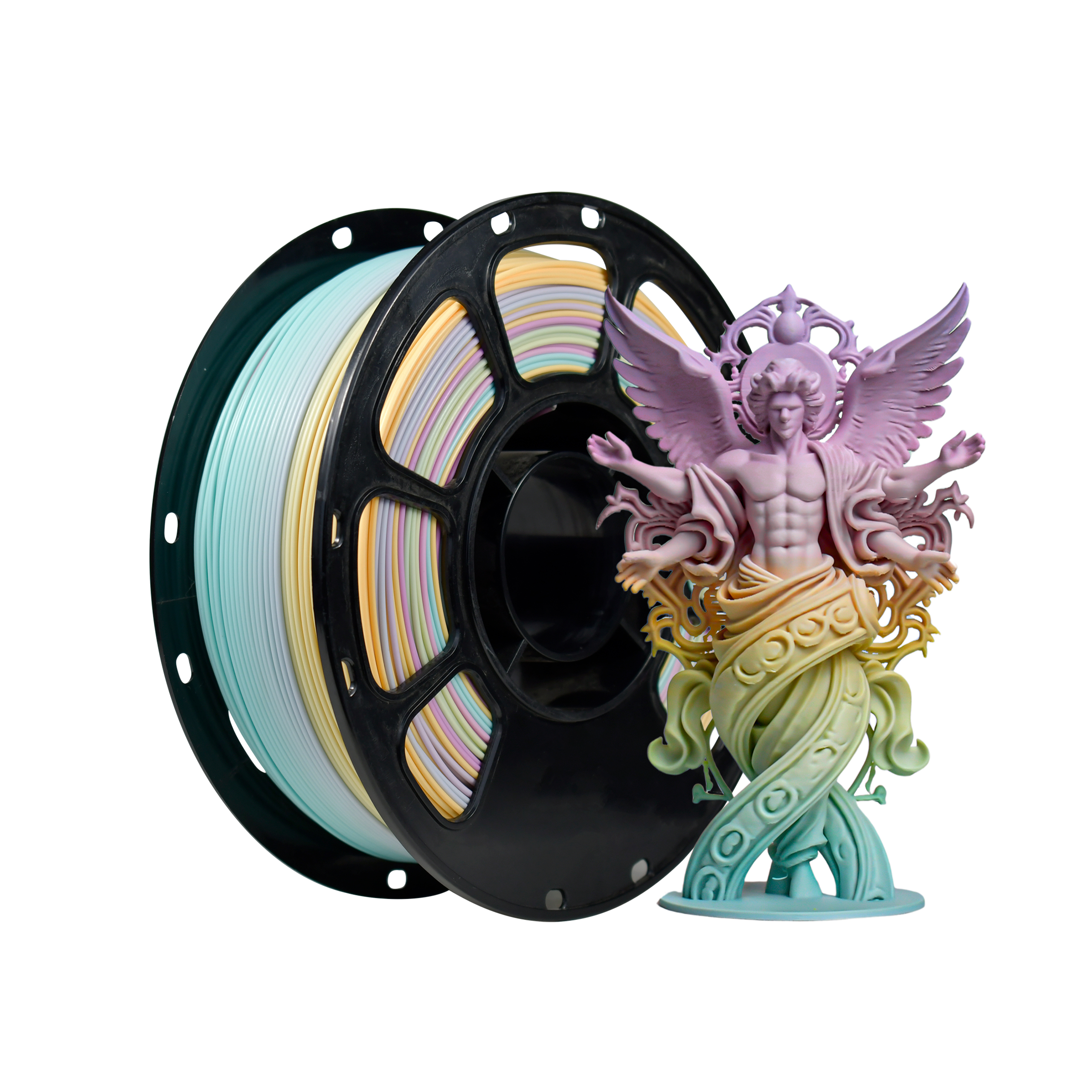 IBOSS 1.75mm PLA+ Filament 3D Printer 1kg Matte marshmallows Rainbow 1.75mm 1000g 3d Printing Filament