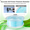 IBOSS PLA+ Filament Blue White Color Gradient Change PLA+ 1.75mm 1KG 3D Printing Filament