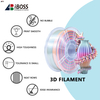 IBOSS 3D Printing filament ,PLA+Silk Rainbow Color Filaments