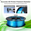 95A Flexible TPU Filament 1.75mm/2.85mm Blue 3d Printing Filament 1kg Customizable Filament