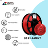 IBOSS 1.75mm/2.85mm TPU Filament 1000g Red TPU 95A 3d Printing Filament Insole Printing Filament