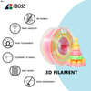 1.75mm PLA+ Silk Filament 1kg Silk Rainbow Filament 3d Printing Filament Suitable for Bambu 3D Printer