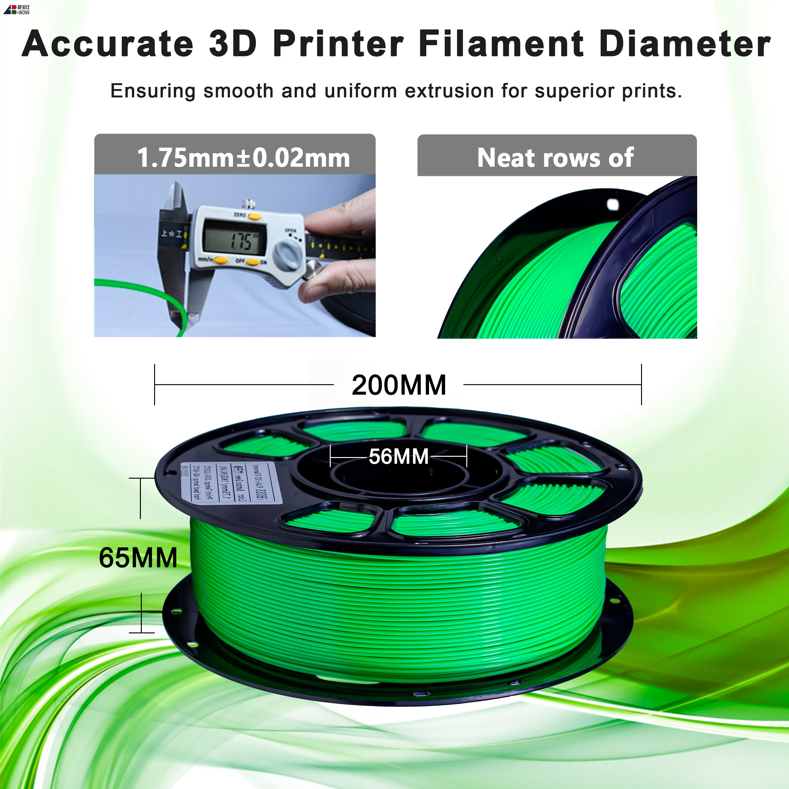 Factory Wholesales High-quality Filament 1000g 3D Printing Material 1.75mm PLA+filament 3D Printing Filament