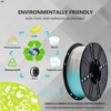 IBOSS 3D Printing Filament 1.75mm Night Glow Blue-Green PLA Filament