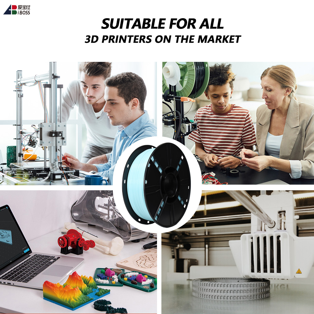 IBOSS 3D Printer Filament Toughness Enhanced PLA Filament Mint Green 3d Printing