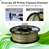 IBOSS Supply High Quality PETG Khaki Green 1.75mmToughness Enhanced 3D Printer Filament