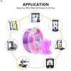 IBOSS 3d Printing Filament 1.75mm Transparent Gradient Dual Color Purple Blue 1000g PLA+ Filament