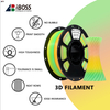 Iboss High Quality 1.75mm Rainbow Color Filament 1kg PLA+ Filament Decorative Rainbow 3D Printing Filament
