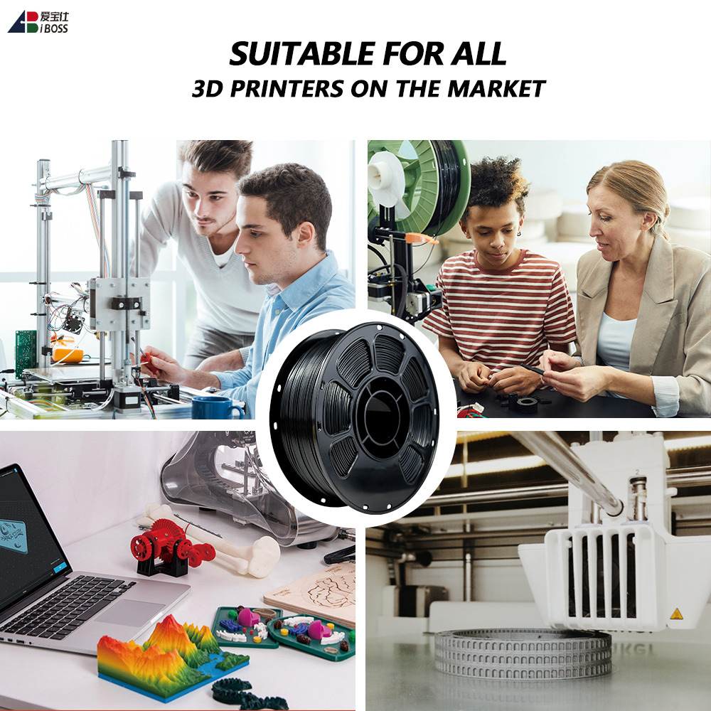 1.75mm /2.85mm High-Strength ABS Filament 1kg Black 3d Printing Filament Suitable for All 3D Printers