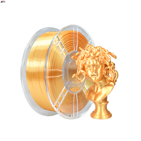 IBOSS Strong Resilience 1.75MM Iaght Gold 3D Printing Filament PLA+ Silk Color Filaments