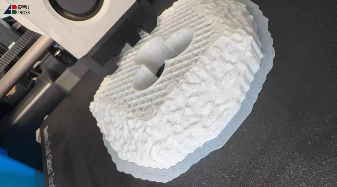 IBOSS 3D Printer Filament Diameter 1.75mm White Marble PLA