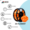 Iboss Silk Orange High Quality 1kg 3D Printer Filament Toughness Enhanced PLA Plus 1.75mm Filament