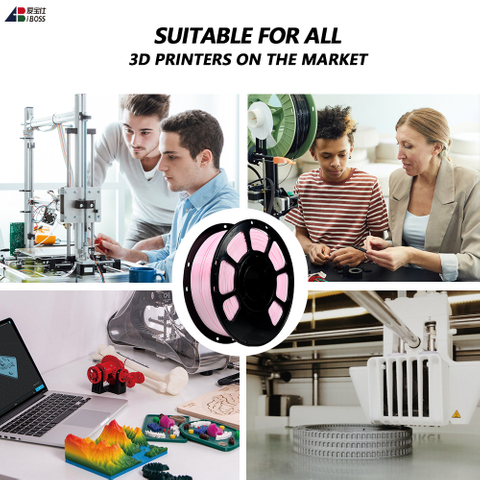 IBOSS High-speed Printing PLA+ 1.75mm Water Pink Filament 3d Printing Filament PLA+filament Suitable for Bambu Printers