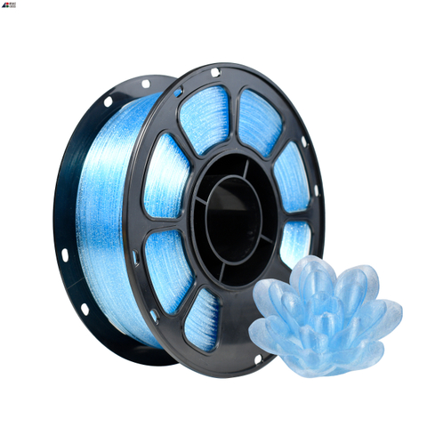 iBOSS High Strength 3D Printing Filament 1.75mm Glitter Blue PLA+ Filament FDM Forming Technology