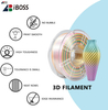 IBOSS High Quality PLA+Silk Rainbow Color Material 3D Printing Filament PLA Filament