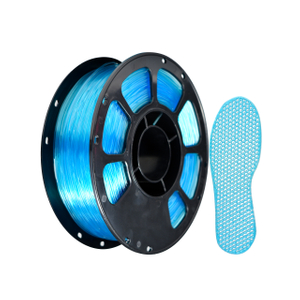 95A Flexible TPU Filament 1.75mm/2.85mm Blue 3d Printing Filament 1kg Customizable Filament