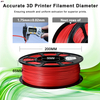 IBOSS 1.75mm/2.85mm TPU Filament 1000g Red TPU 95A 3d Printing Filament Insole Printing Filament