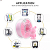 iBOSS 3D Printer Filament Gradient Dual color Pink White 100% Without Bubble 1.75MM PLA+ Filament