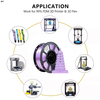 iBOSS High Strength 3D Printing Filament 1.75mm Glitter Purple PLA+ Filament FDM Forming Technology