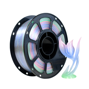 IBOSS PLA 3d Printing Filament Tri-color 1.75mm+/-0.02mm Sparking PLA+ Easy to Printing Filamento for Crafts