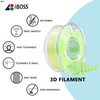 IBOSS PLA+ 3D Printer Filament 1.75mm Gradient Color Yellow Green White Multicolor PLA+ Filament 1kg /Spool for FDM 3D Printers