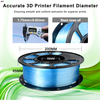 iBOSS High Strength 3D Printing Filament 1.75mm Glitter Blue PLA+ Filament FDM Forming Technology