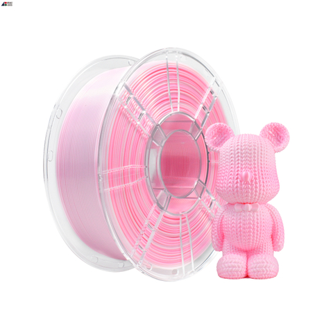 iBOSS 3D Printer Filament Gradient Dual color Pink White 100% Without Bubble 1.75MM PLA+ Filament