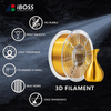 IBOSS PLA Silk filament High Quality 3D Printer Filament Toughness Enhanced 