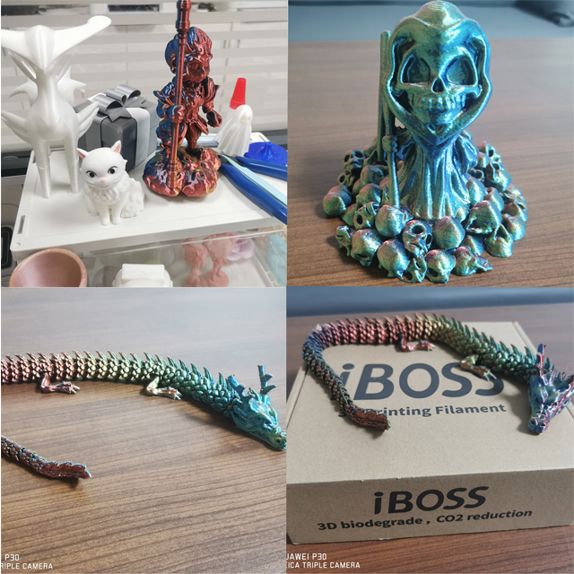 IBOSS PLA+ Color Changing -Nebula Purple Filaments 3d printing 