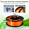 Iboss Silk Orange High Quality 1kg 3D Printer Filament Toughness Enhanced PLA Plus 1.75mm Filament