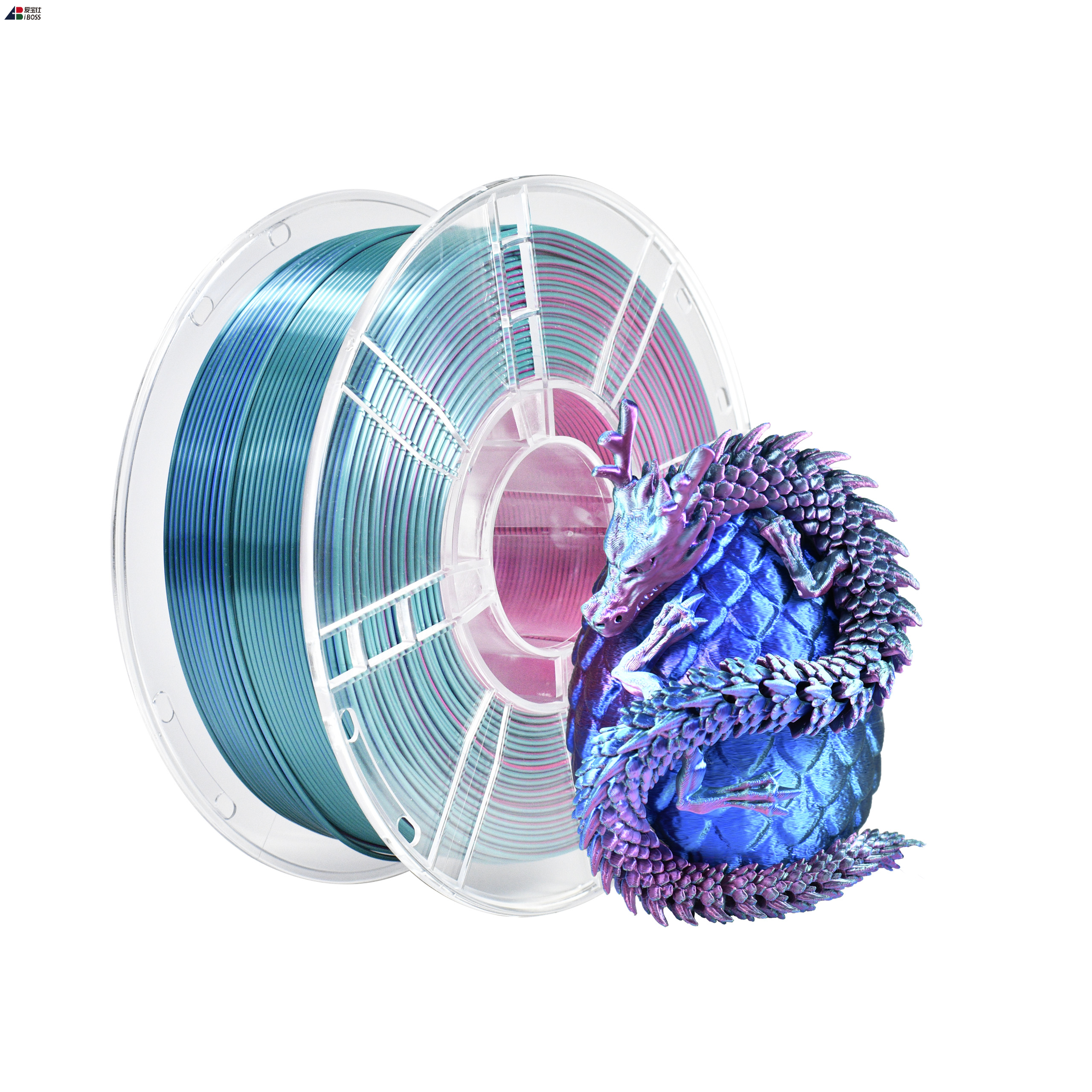 IBOSS Inquiry about Strong Toughness for 3D Printer Silk Red Blue Cyan PLA Filament