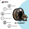 iBOSS High Quality 3D Printer Filament Sandal Wood Color PLA+ Filament 1.75mm Toughness Enhanced