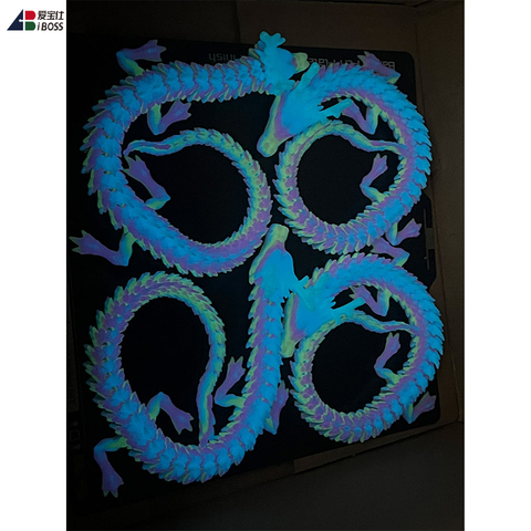 Wholesale 3D printed finished products and customized printing services for luminous dragons