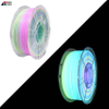 IBOSS 3D Printing Filament PLA Filament 1.75mm 1kg Night Glow Rainbow 3d Printed
