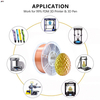 IBoss Wholesale PLA+ Silk Tri-color Filament 1.75mm 1kg for 3d Printer No Bubble PLA + 3d Printing Filament