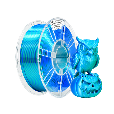 IBOSS PLA+ Silk Dual Color Filament Silk Dreamy Blur Green 1.75mm Factory Wholesale 3D Printer Filament