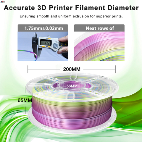 IBOSS High-quality Material Tri-color Filament 3d Printing
