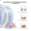 Iboss Toughness Enhanced Silk Macaroon Rainbow PRO PLA+ High Quality 3D Printer Filament
