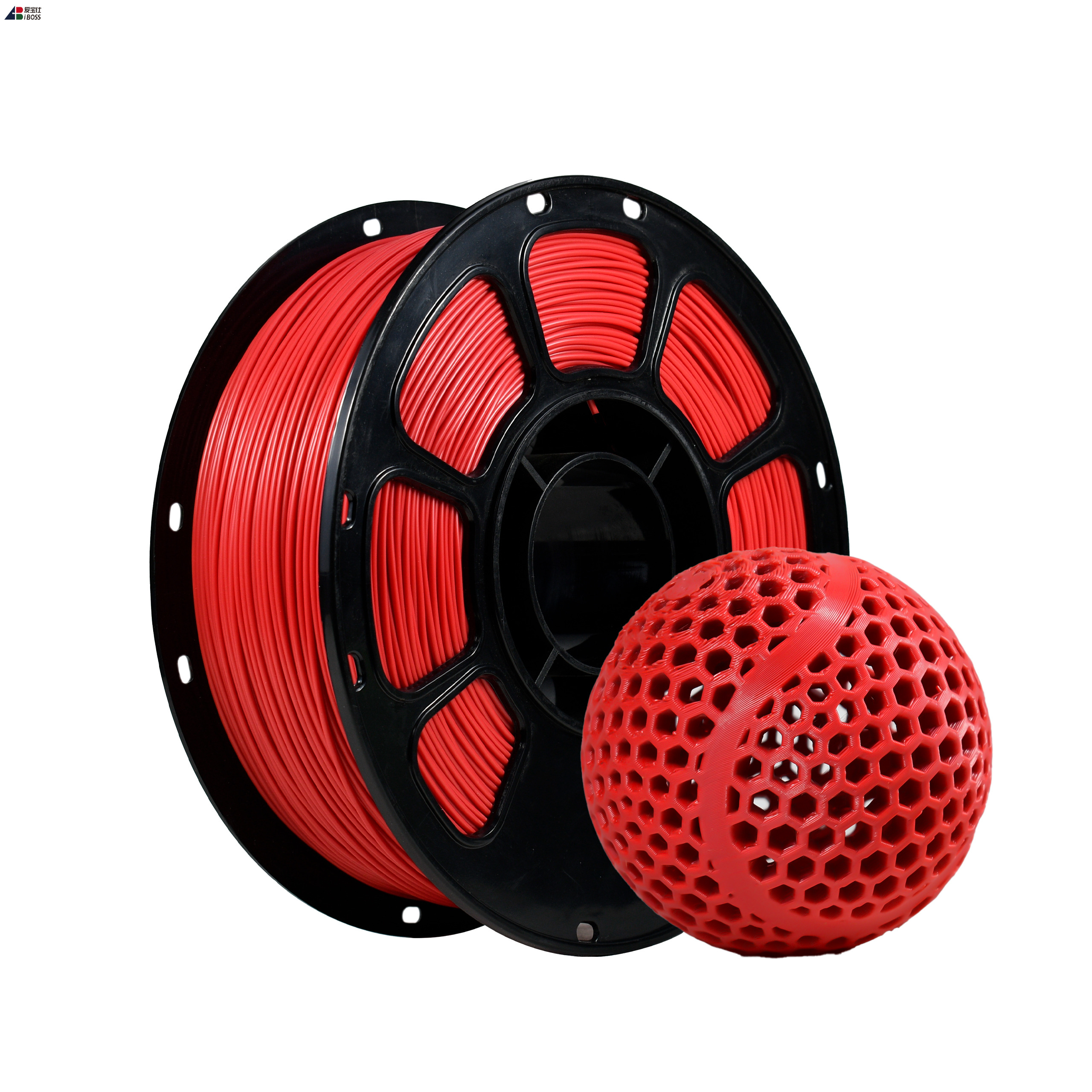 IBOSS 1.75mm/2.85mm TPU Filament 1000g Red TPU 95A 3d Printing Filament Insole Printing Filament