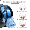 IBOSS 3d Printing Filament Flash Point Sky Blue Color PETG Filament 3D Printer Filament 1.75mm 1kg
