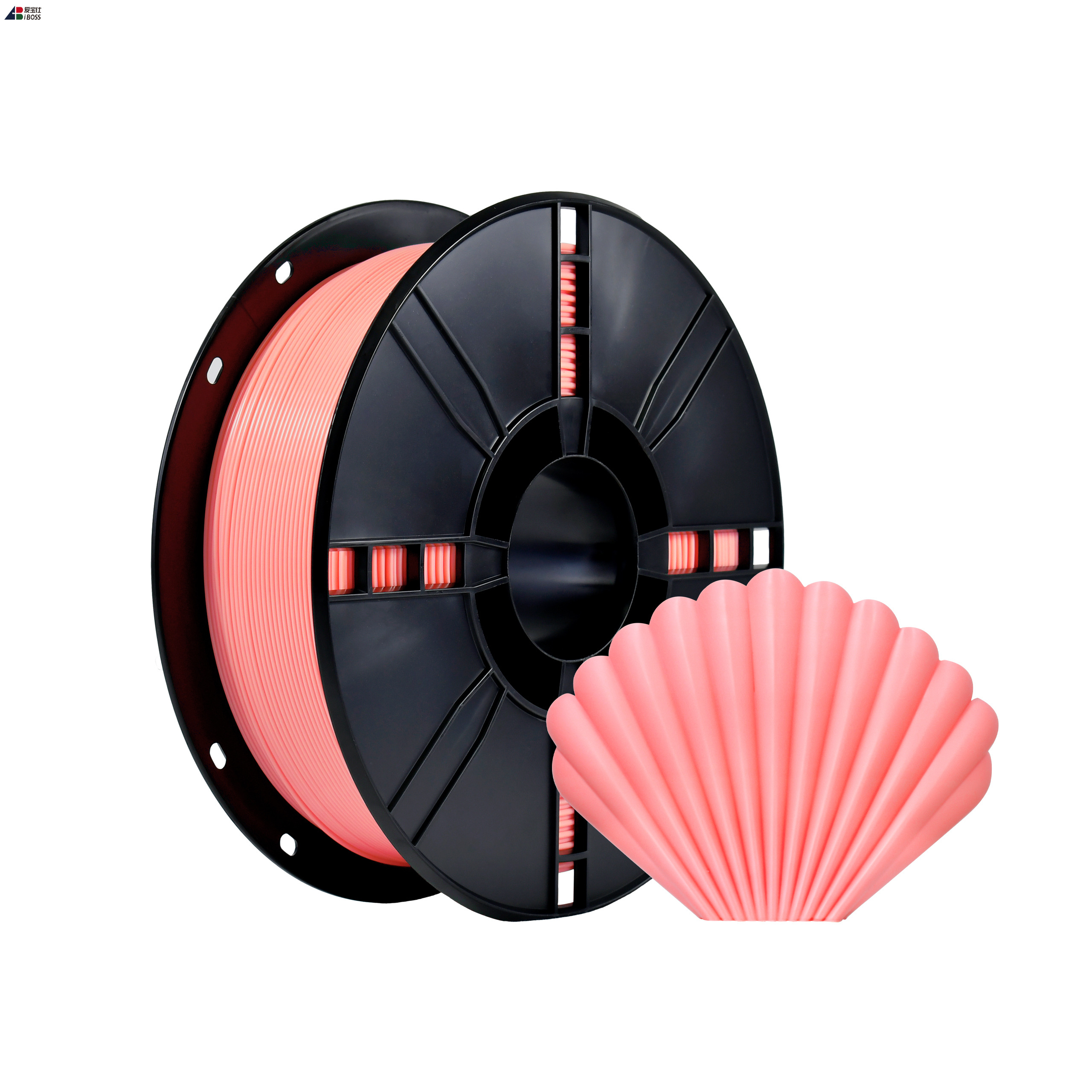 IBOSS Macaron Pink PLA+ 3D Printing Filament 1.75mm, High Speed Low Warpage Printing Material Fit for Bambu 3D Printers