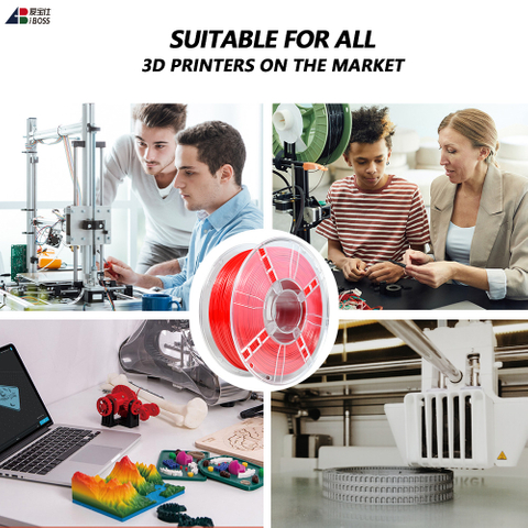IBOSS 1000g 3D Printing Filament PETG Filament High Strength and Flexible Eco Friendly 1.75mm Filament
