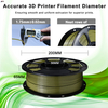 1.75mm High Speed PLA+ 3D Printing Filament IBOSS Smooth Fast Printing Perfect Match for Bambu 3D Printers