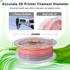 Iboss PETG Filament Toughness Enhanced Candy Rainbow Color 1.75mm 3D Printer Filament