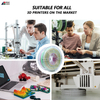 1.75mm PETG Filament 1kg/Spool Rainbow Filament 3d Printing Filament Suitable for Bambu 3D Printer