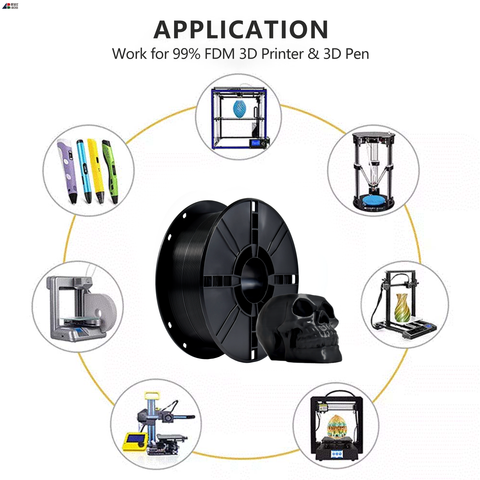 Iboss Wholesale 1.75mm High Tensile Strength PLA Plus Filament Black Dimensional Accuracy ±0.02mm PLA+ 3d Printing Filament