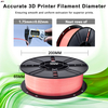 IBOSS Macaron Pink PLA+ 3D Printing Filament 1.75mm, High Speed Low Warpage Printing Material Fit for Bambu 3D Printers
