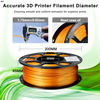 IBOSS Factory Wholesale PETG Filament 1.75MM 3d Printer Gold 1KG for Various 3D Filament Printers