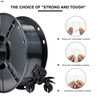 1.75mm PETG Black 3d Printing Filament Dimensional Accuracy ±0.02mm PETG Fialemnt