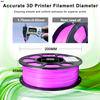 PLA+ Filament 1.75mm Temperature Color Change Purple to Pink 1000g FDM Forming Technology 3d Printing Filament